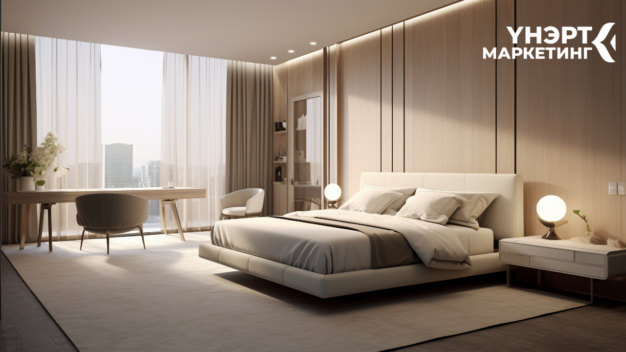 Унтлагын өрөө — лаванда, зандан мод