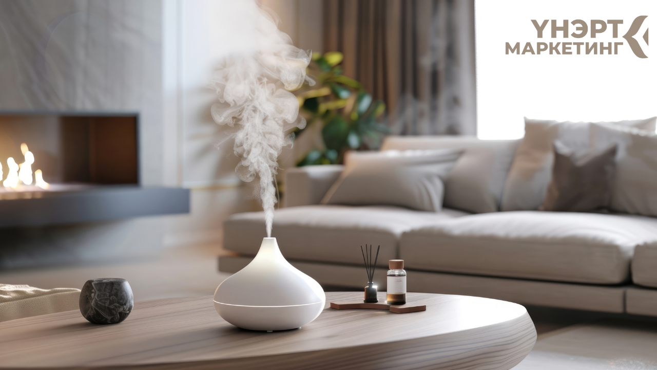 Зочны өрөө — цитрус, ногоон цай